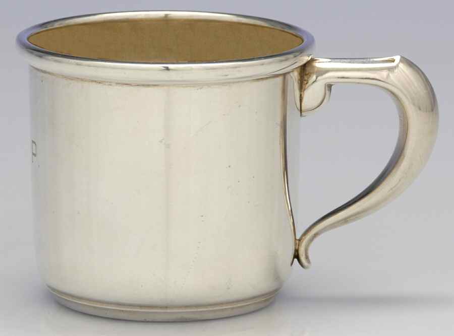 820 (Sterling, Hollowware) Baby Cup by Manchester-1