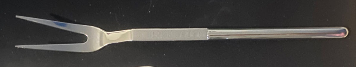 Mono Oval (Stainless) Large Solid Cold Meat Serving Fork by Mono-1
