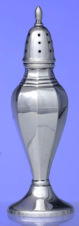 409 (Sterling, Hollowware) Pepper Shaker by M Fred Hirsch-1