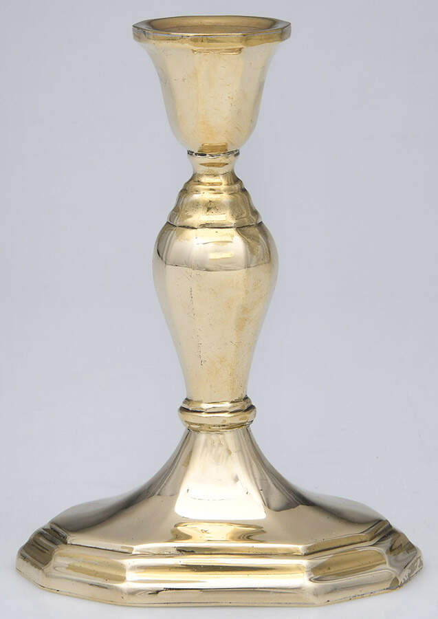 Brassware Collection Weighted Candlestick by Mottahedeh-1