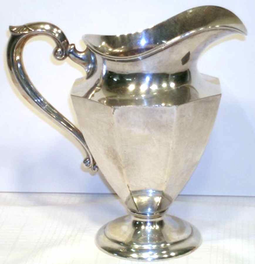 509 (Sterling, Hollowware) Sterling Water Pitcher by M Fred Hirsch-1