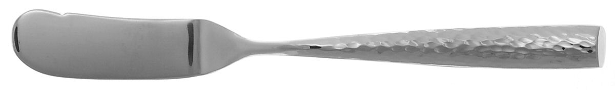 Hammered (Stainless) Flat Handle Master Butter Knife by Mikasa-1