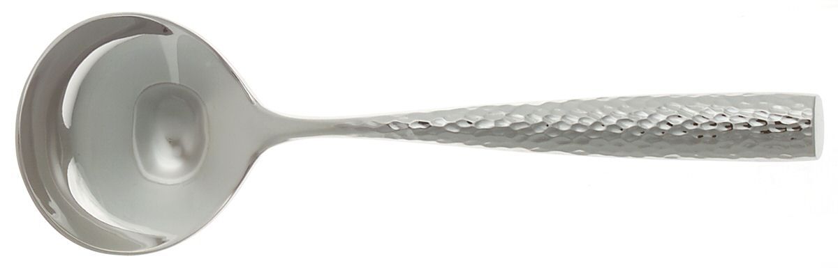 Hammered (Stainless) Solid Gravy Ladle by Mikasa-1