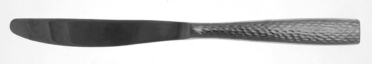 Hammered (Stainless) Modern Solid Knife by Mikasa-1
