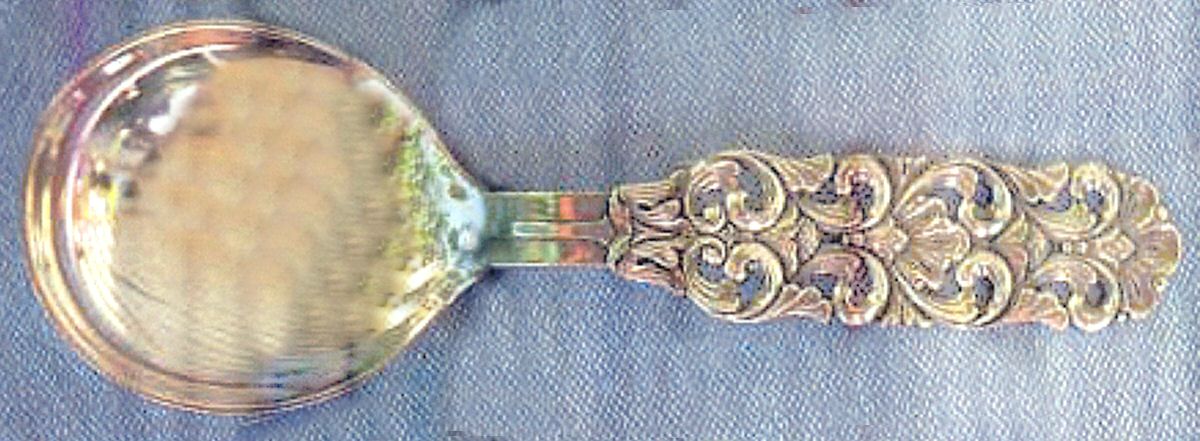 299 (Sterling) Tea Caddy Spoon by T H Marthinsen Silver-1