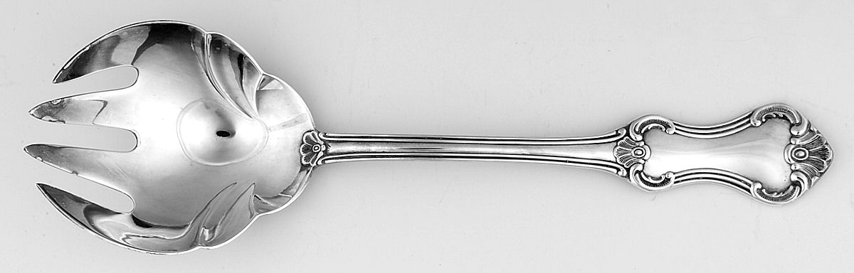 Mxm2 (Silverplate) Solid Salad Serving Fork by Mema-1