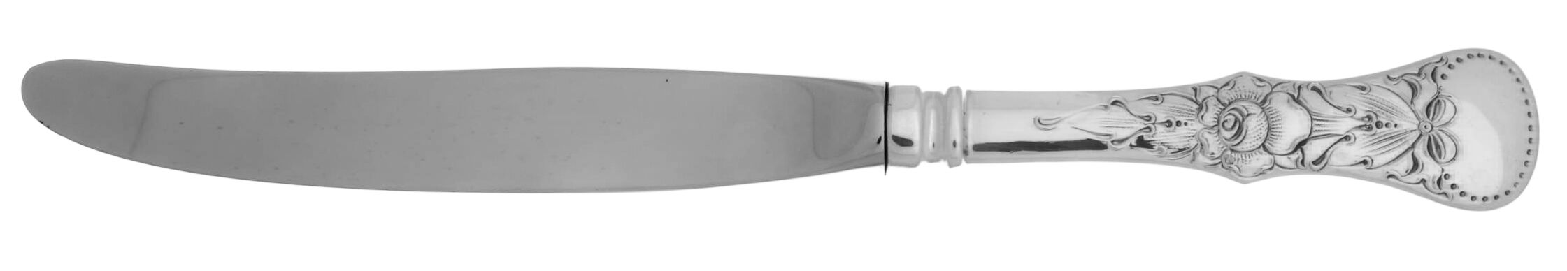 Flat Rose (Sterling) Modern Hollow Knife by Magnus Aase (Norway)-1