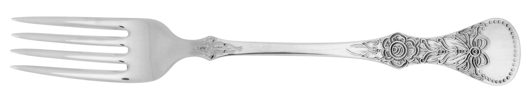 Flat Rose (Sterling) Fork by Magnus Aase (Norway)-1