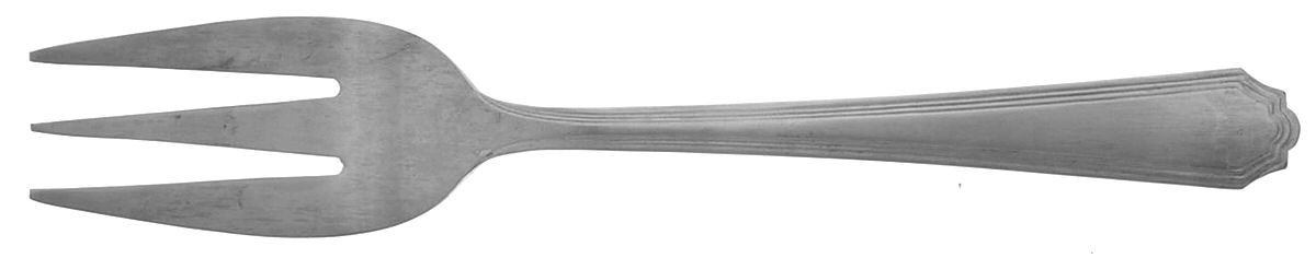 Magnolia (Stainless) Medium Solid Cold Meat Serving Fork by Martha Stewart Flatw-1