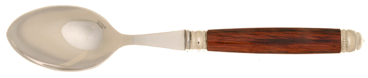 Recamier-Dark Teak (Stainless) Place/Oval Soup Spoon by Mariposa-1
