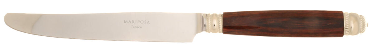 Recamier-Dark Teak (Stainless) New French Hollow Knife by Mariposa-1