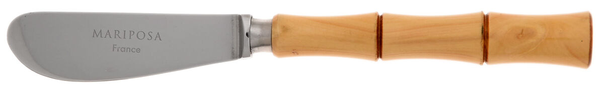Borneo (Stainless) Flat Handle Butter Spreader by Mariposa-1
