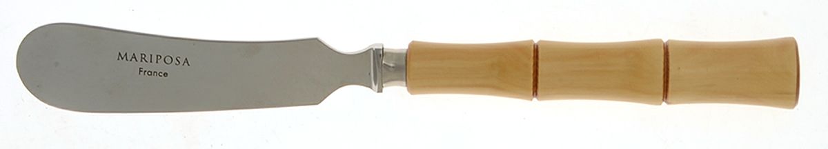 Borneo (Stainless) Flat Handle Butter Spreader by Mariposa-1