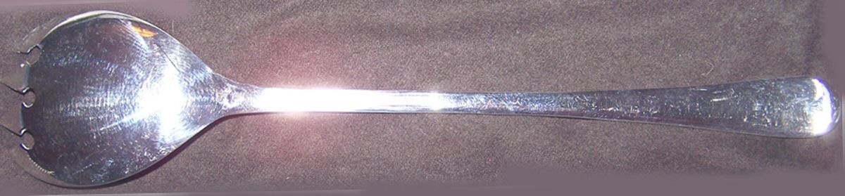 MJD3 (Silverplate) Solid Salad Serving Fork by Masterpiece Slvp-Jap-1