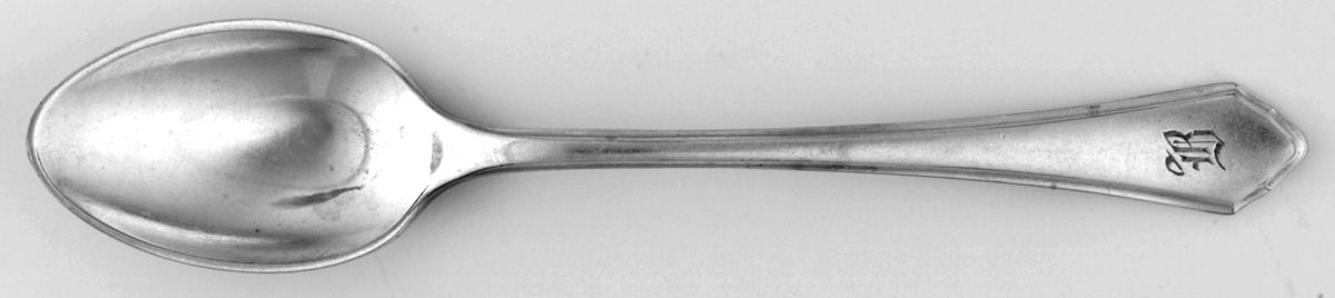 Pembury(Silverplate) Monogram Demitasse Spoon by Mappin & Webb-1