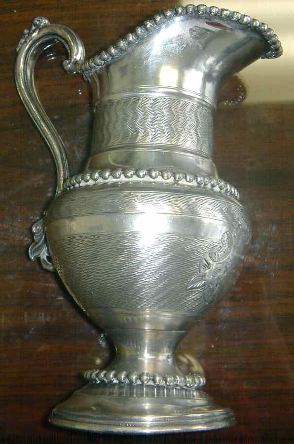 1861 (Silverplate, Hollowware) Silverplate Water Pitcher by Meriden Britannia -1