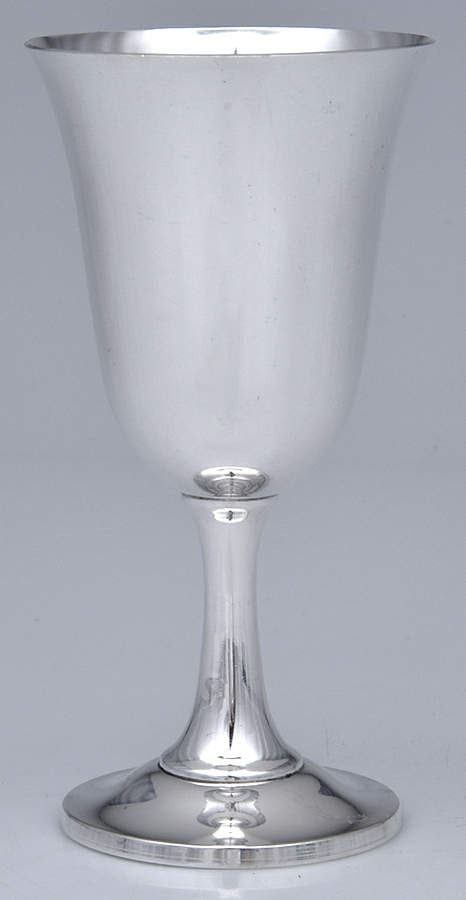 63 (Sterling, Hollowware) Water Goblet by Maier & Berkele-1