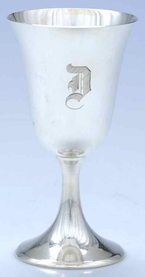 63 (Sterling, Hollowware) Water Goblet by Maier & Berkele-1
