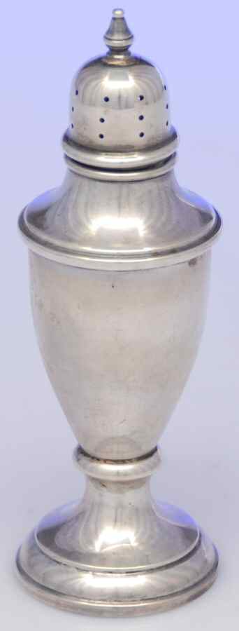 66 (Sterling, Hollowware) Salt Shaker by Michael C Fina-1