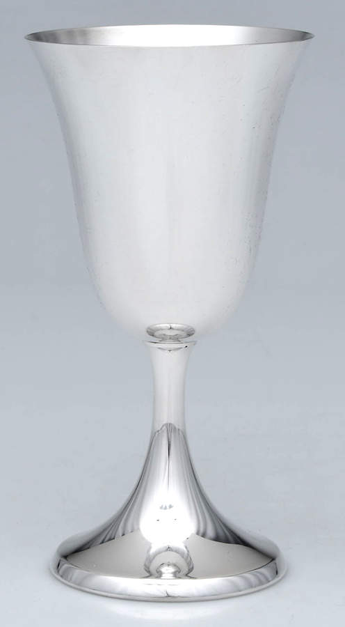 80 (Sterling, Hollowware) Water Goblet by Manchester-1