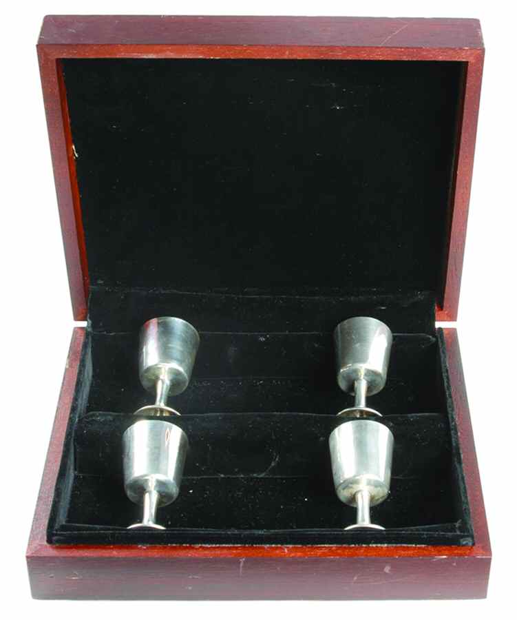 80 (Sterling, Hollowware) Cordial Cup - Set of 4 by Manchester-1