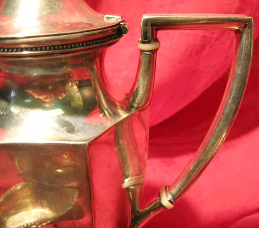 963 (Silverplate, Hollowware) Silverplate Coffee Pot by Meriden Britannia -1