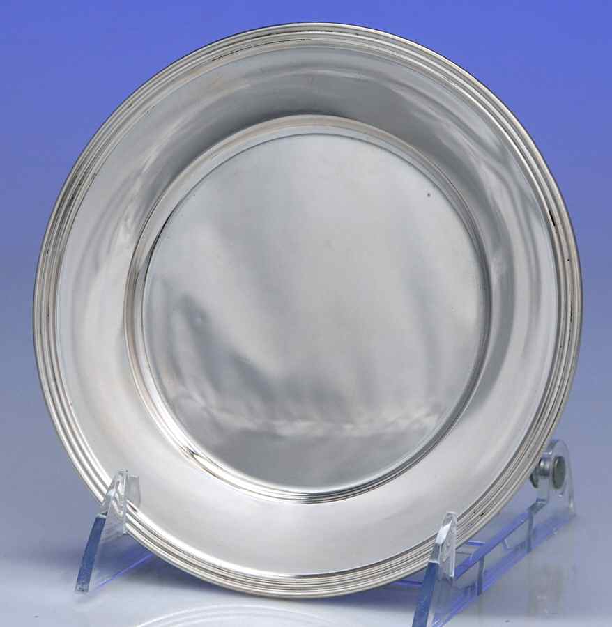 334 (Sterling, Hollowware) Bread Plate by Manchester-1
