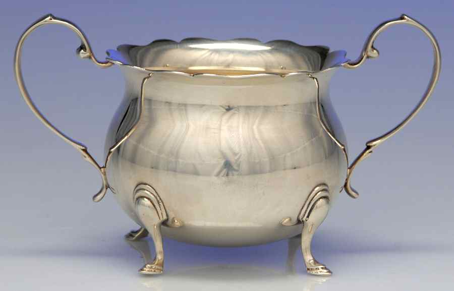 150X (Sterling, Hollowware) Mini Open Sugar Bowl by Michael C Fina-1