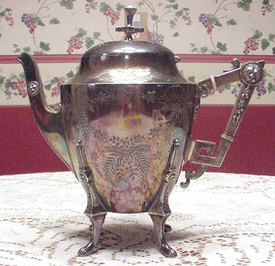 1877 (Silverplate, Hollowware) Teapot by Meriden Britannia -1