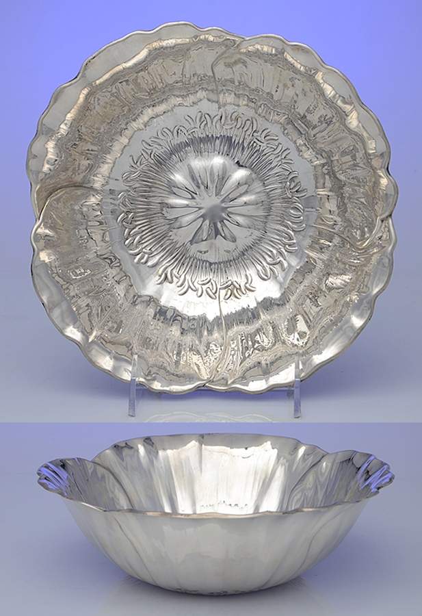 WD127 (Sterling, Hollowware) 8" Round Vegetable by Meriden Britannia -1