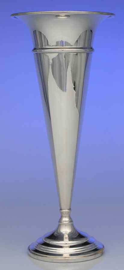 833 (Sterling, Hollowware) 12" Vase by Mueck-Cary-1