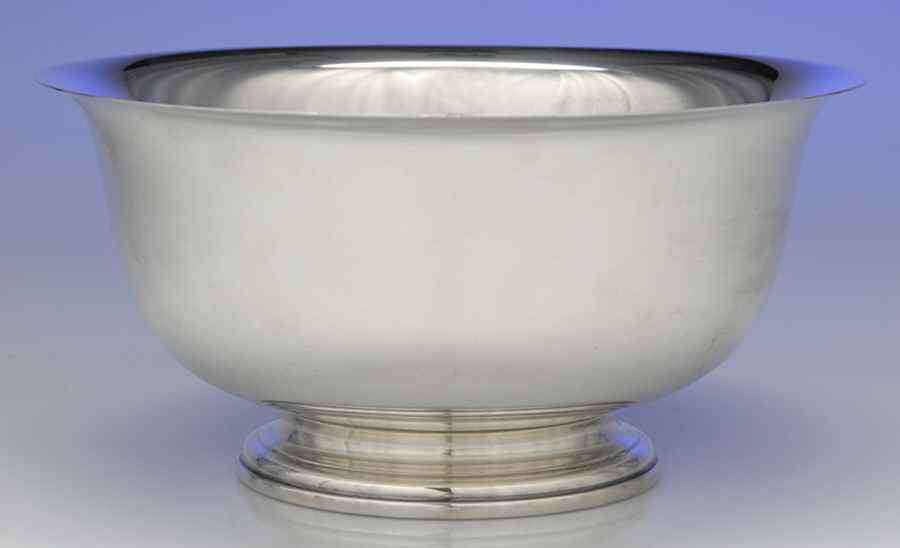 Paul Revere Reproductions (Sterling, Hollowware) 10" Paul Revere Bowl by Manchester-1