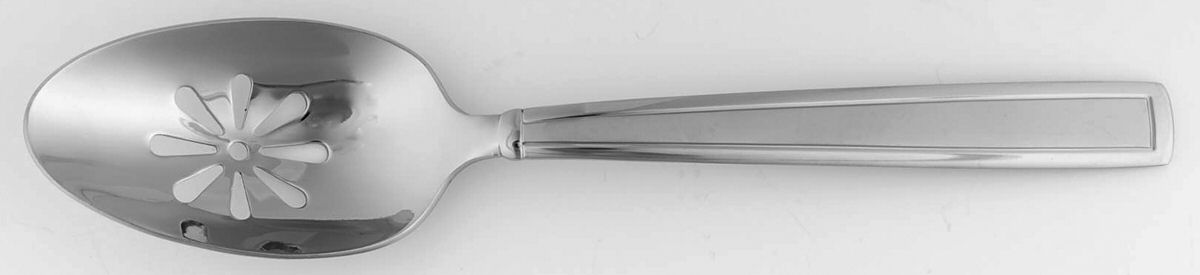 Dolcina-Frost (Stainless) Pierced Tablespoon (Serving Spoon) by Mikasa-1