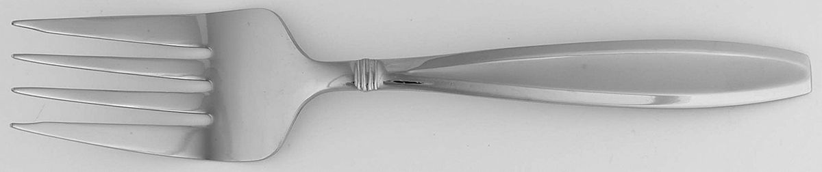 Carson-Frost (Stainless) Large Solid Cold Meat Serving Fork by Mikasa-1