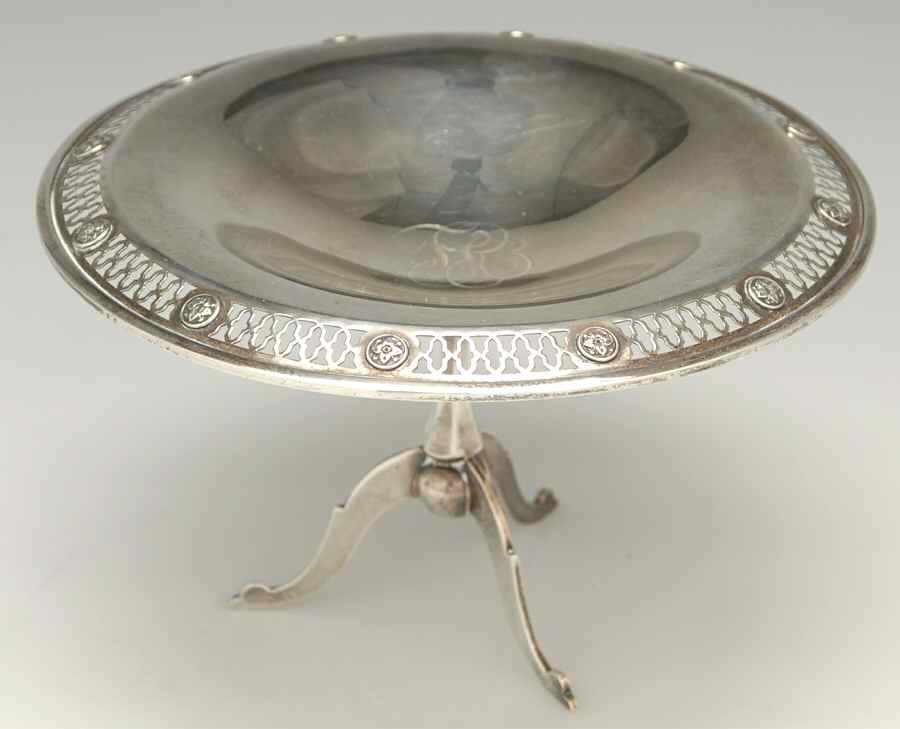 N238A (Sterling, Hollowware) Round Compote (Height X Width) by Mount Vernon-1
