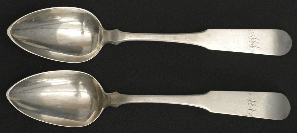 MHR3 (Coin) (Set of 2) Dessert/Oval Soup Spoon by Mitchell & Tyler-1