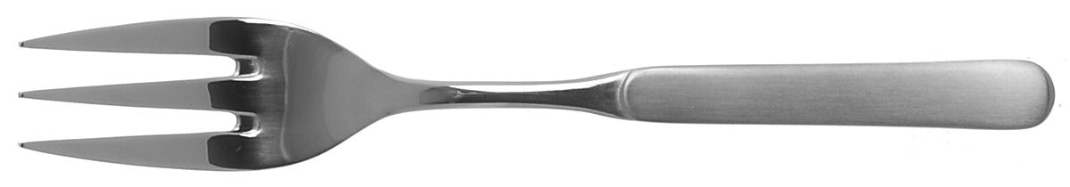 MIV5 (STAINLESS-FROSTED) Dessert Fork by Michelino Silver-1