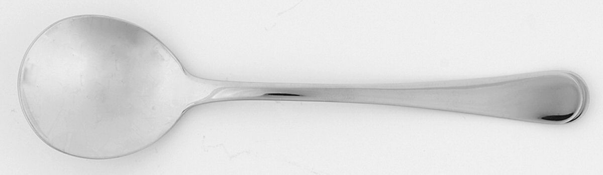 MIV5 (Stainless) Round Bowl Soup Spoon (Cream Soup) by Michelino Silver-1