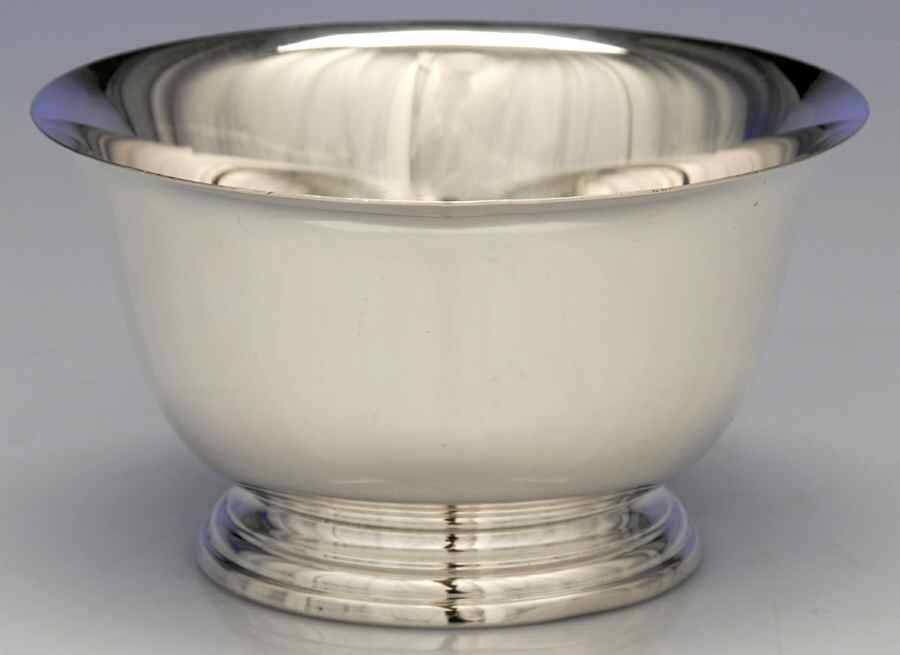 Paul Revere Reproductions (Sterling, Hollowware) 4" Paul Revere Bowl by Manchester-1
