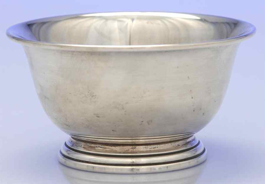 Paul Revere Reproductions (Sterling, Hollowware) 4" Paul Revere Bowl by Manchester-1