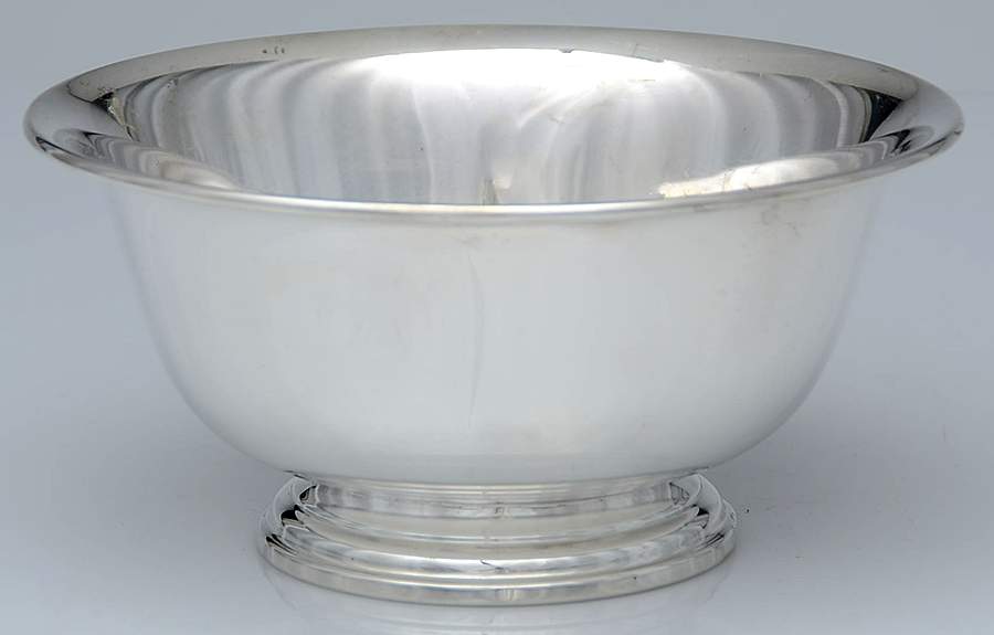 Paul Revere Reproductions (Sterling, Hollowware) 6" Paul Revere Bowl by Manchester-1