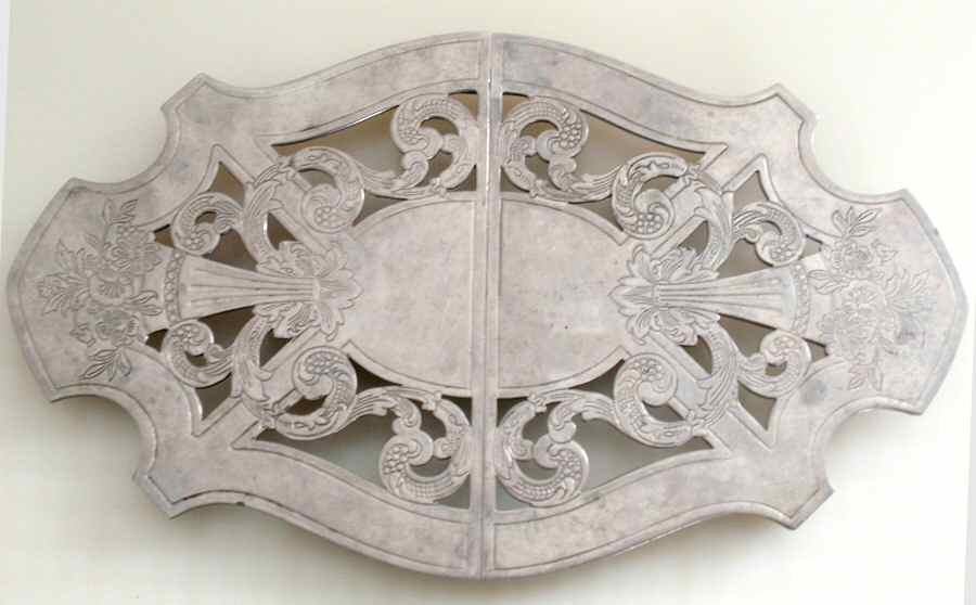 1111 (Silverplate, Hollowware) Trivet by Manning, Bowman & Co.-1
