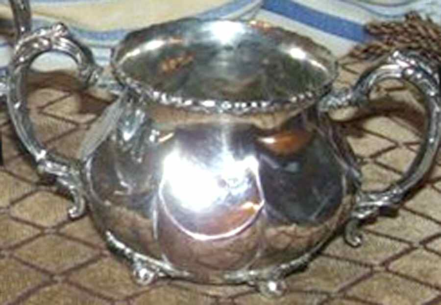 968 (Silverplate, Hollowware) Sugar Bowl No Lid by Meriden Britannia -1