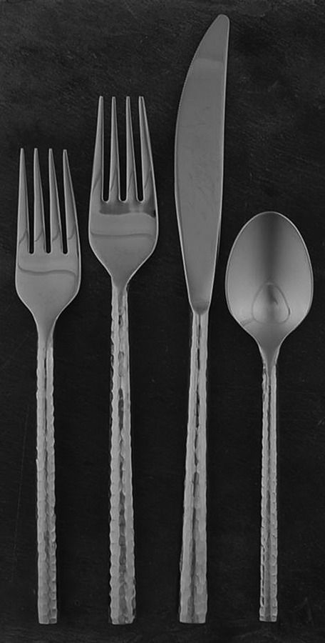 Boulder (Stainless) 4 Piece Place Setting by Michael Lloyd-1