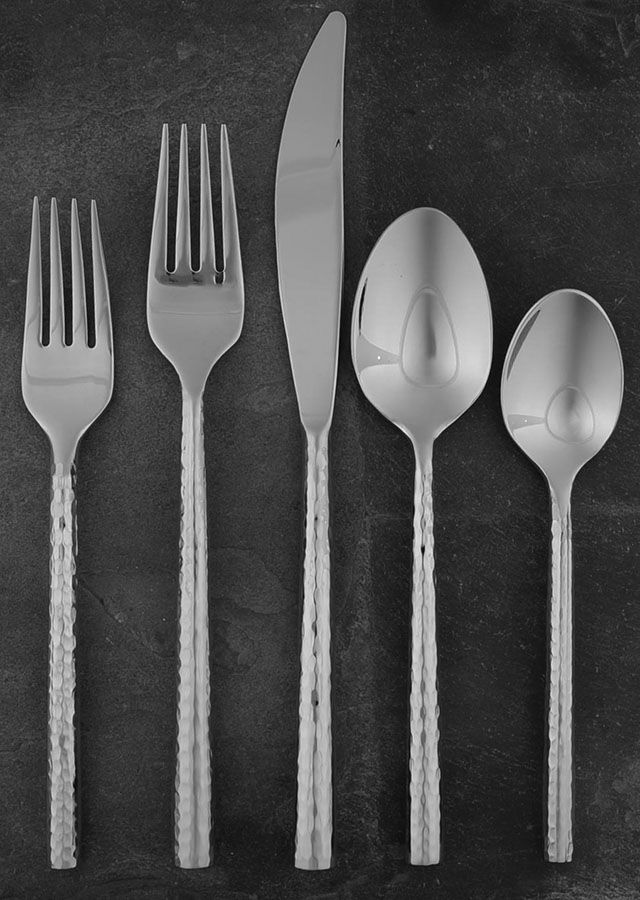 Boulder (Stainless) 5 Piece Place Setting by Michael Lloyd-1