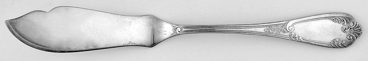 Louis XV (Sterling) Flat Handle Master Butter Knife by Michael C Fina-1