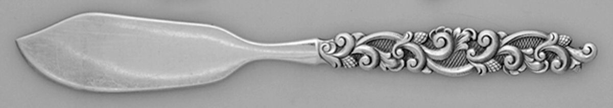 MRT14 (Silverplate) Flat Handle Butter Spreader by T H Marthinsen Silver-1