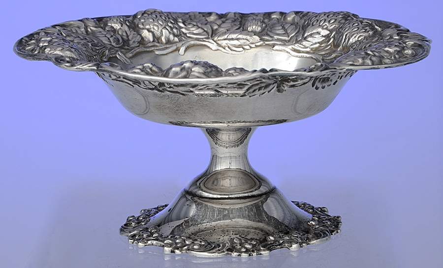 350 (Sterling, Hollowware) Round Compote (Height X Width) by Mauser-1