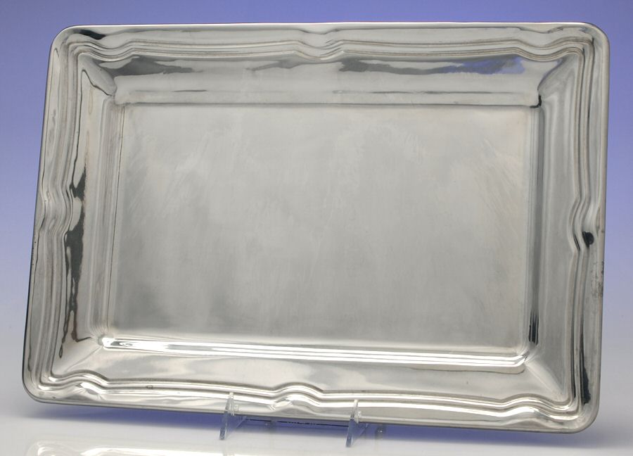 French Countryside (Metal, Hollowware) 17" Rectangular Platter by Mikasa-1