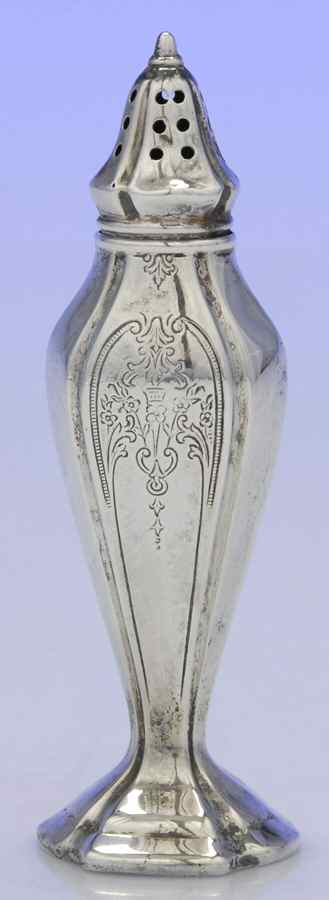 696 (Sterling, Hollowware) Pepper Shaker by Manchester-1